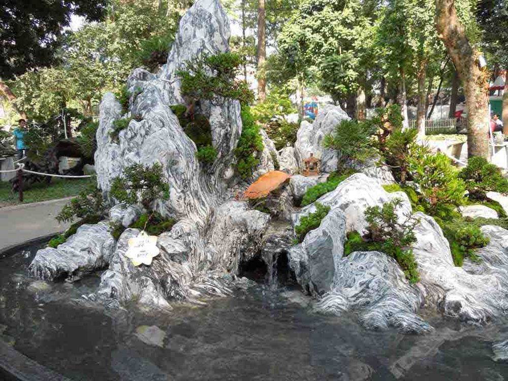 Thiết kế hòn non bộ theo yêu cầu